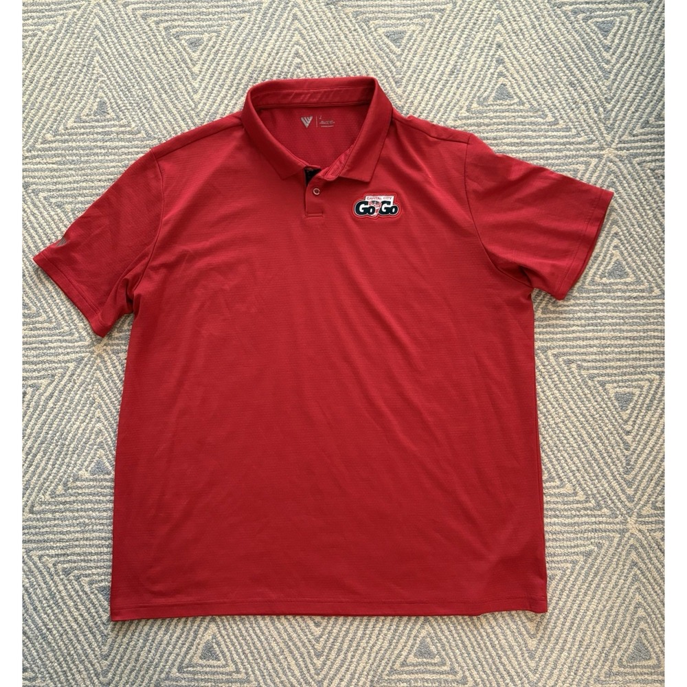 Levelwear Capital City Go-Go Polyester Polo Shirt - Red - XL (no tag)